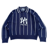 STRIPED KNIT POLO