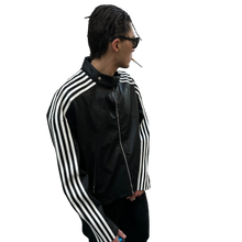 Load image into Gallery viewer, RACING JACKET (BLACK/WHITE) heavencanwait.store