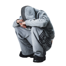 Load image into Gallery viewer, SPIKE HOODIE (GREY/BLACK) heavencanwait.store