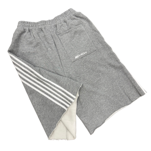 SPIKE SHORTS (GREY/WHITE) heavencanwait.store