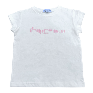 BABY TEE (PINK PLAID) heavencanwait.store