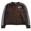 TRACK KNIT (BROWN/WHITE)