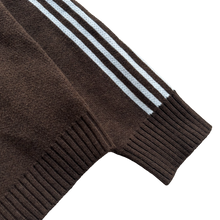 Load image into Gallery viewer, TRACK KNIT (BROWN/WHITE) heavencanwait.store
