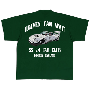 CAR CLUB TEE (RACING GREEN) heavencanwait.store