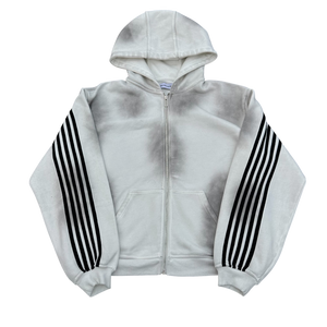 TRACK HOODIE (WHITE) heavencanwait.store