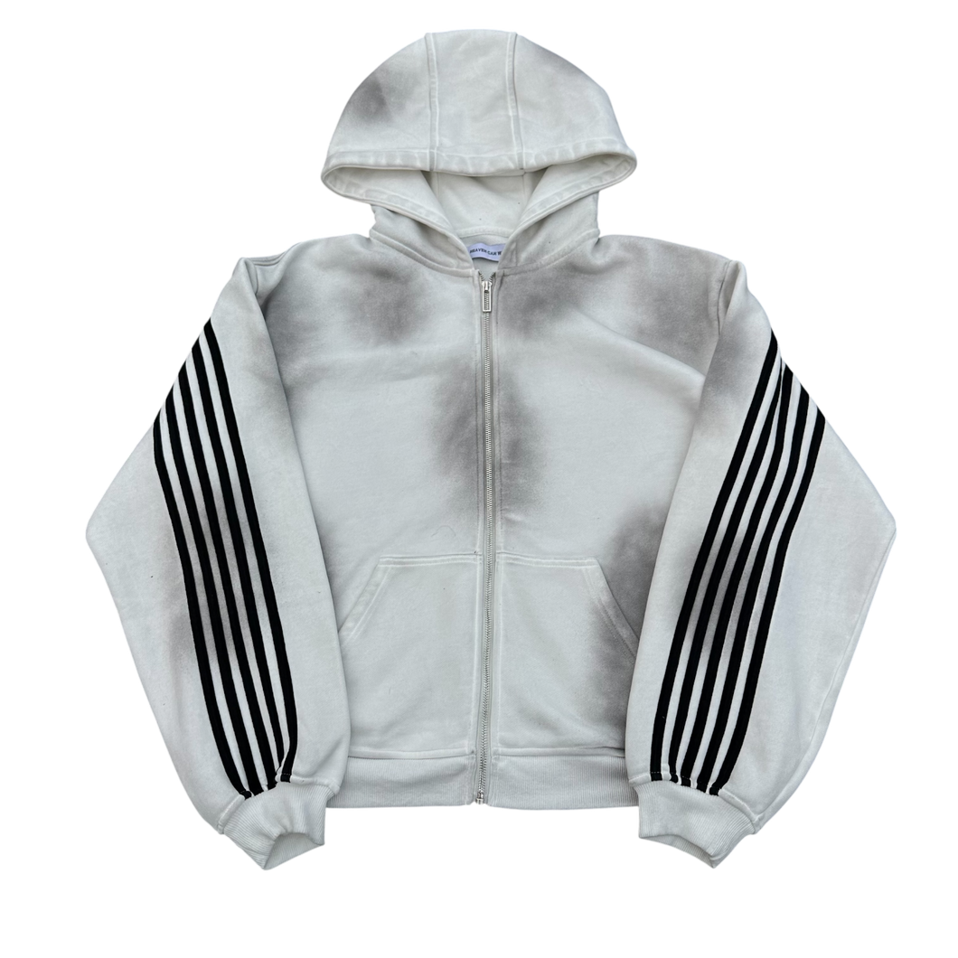 TRACK HOODIE (WHITE) heavencanwait.store