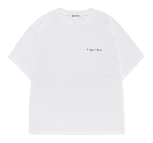 Load image into Gallery viewer, EST TEE (WHITE/BLUE) heavencanwait.store