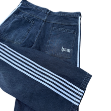 Load image into Gallery viewer, TRACK JEANS (NAVY/WHITE) heavencanwait.store