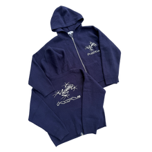 Load image into Gallery viewer, KNIT FROG HOODIE (NAVY)