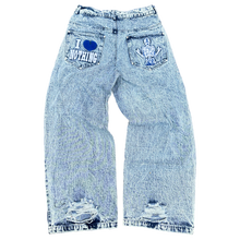 Load image into Gallery viewer, I <3 NOTHING JEANS (BLUE) heavencanwait.store