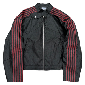 RACING JACKET (BLACK/RED) heavencanwait.store