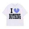 I <3 NOTHING TEE (WHITE/BLUE)