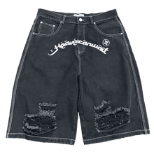 Load image into Gallery viewer, DESTROYED DENIM SHORTS heavencanwait.store
