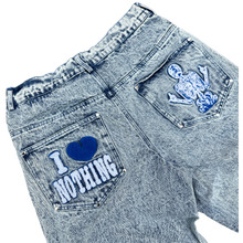 Load image into Gallery viewer, I <3 NOTHING JEANS (BLUE) heavencanwait.store