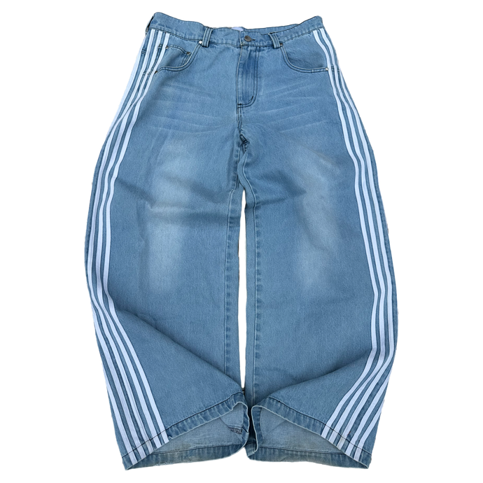 TRACK JEANS (BLUE) heavencanwait.store