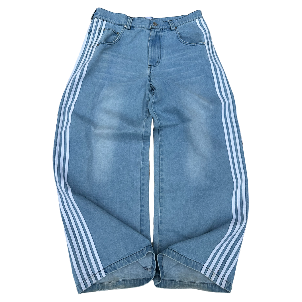 TRACK JEANS (BLUE) heavencanwait.store
