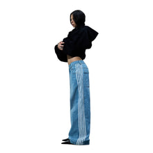 Load image into Gallery viewer, TRACK JEANS (BLUE) heavencanwait.store