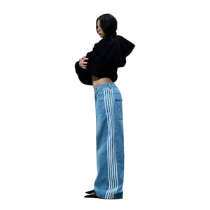 TRACK JEANS (BLUE) heavencanwait.store