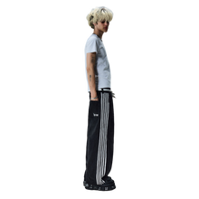 Load image into Gallery viewer, TRACK JEANS (BLACK/WHITE) heavencanwait.store