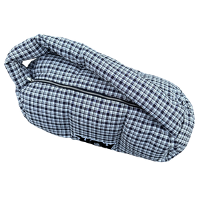 PUFFA DUFFLE (BLACK PLAID) heavencanwait.store