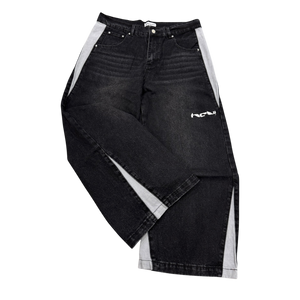 TECH JEANS (BLACK) heavencanwait.store