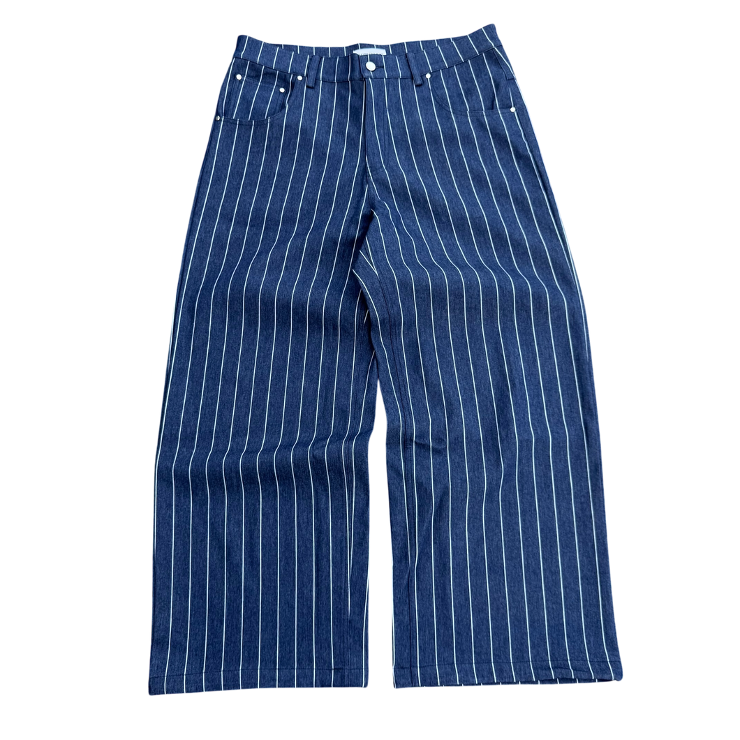 PIN STRIPE DENIM heavencanwait.store