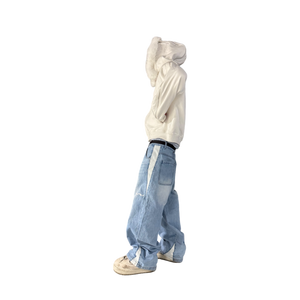 TECH JEANS (BLUE) heavencanwait.store