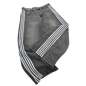 TRACK JEANS (GREY) heavencanwait.store
