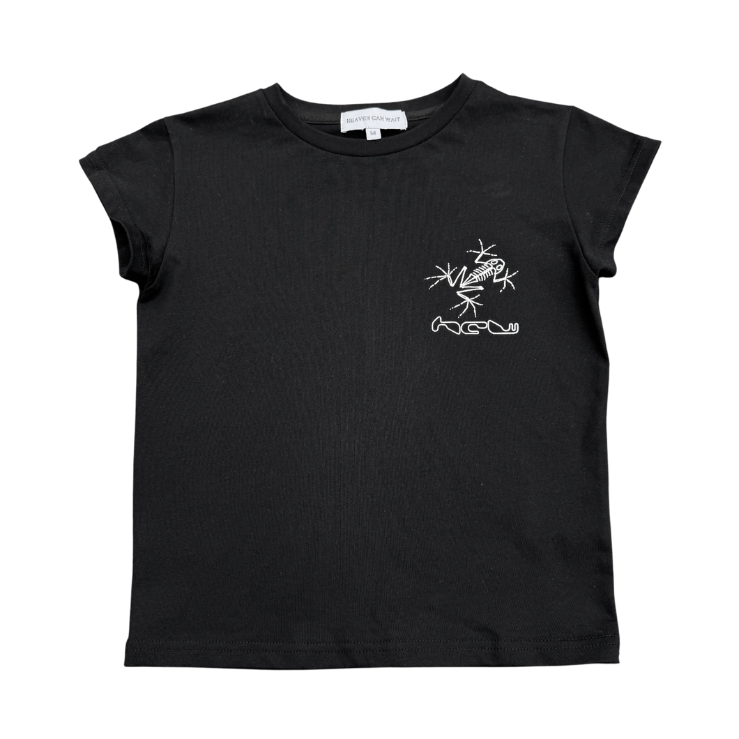 FROG TEE (BLACK) heavencanwait.store