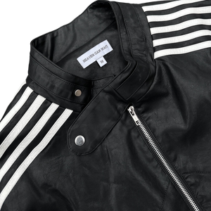 RACING JACKET (BLACK/WHITE) heavencanwait.store