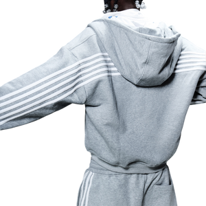 V2 SPIKE HOODIE (GREY/WHITE) heavencanwait.store