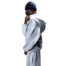 Load image into Gallery viewer, V2 SPIKE HOODIE (GREY/WHITE) heavencanwait.store