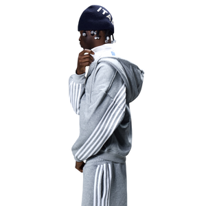 V2 SPIKE HOODIE (GREY/WHITE) heavencanwait.store