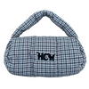 PUFFA DUFFLE (BLACK PLAID)