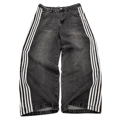 TRACK JEANS (GREY) heavencanwait.store