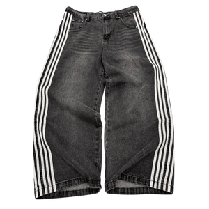 TRACK JEANS (GREY) heavencanwait.store