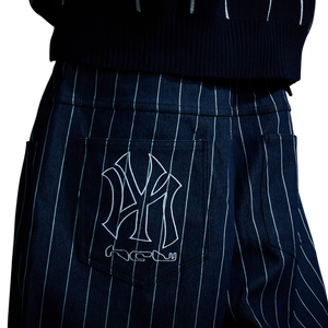 PIN STRIPE DENIM heavencanwait.store