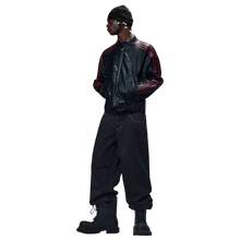 Load image into Gallery viewer, RACING JACKET (BLACK/RED) heavencanwait.store