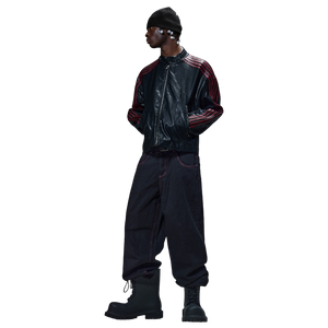 RACING JACKET (BLACK/RED) heavencanwait.store