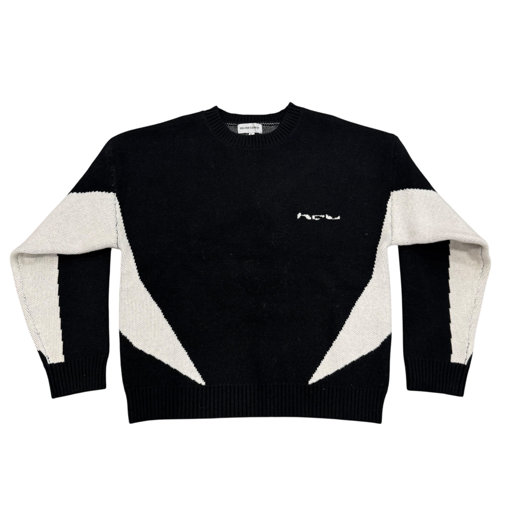 TECH KNIT (BLACK/WHITE) heavencanwait.store