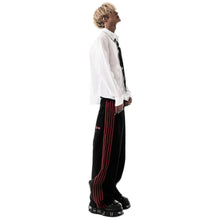 Load image into Gallery viewer, TRACK JEANS (BLACK/RED) heavencanwait.store