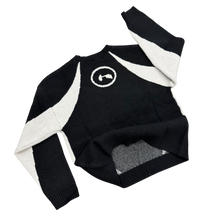 Load image into Gallery viewer, TECH KNIT (BLACK/WHITE) heavencanwait.store