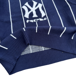 STRIPED KNIT POLO heavencanwait.store