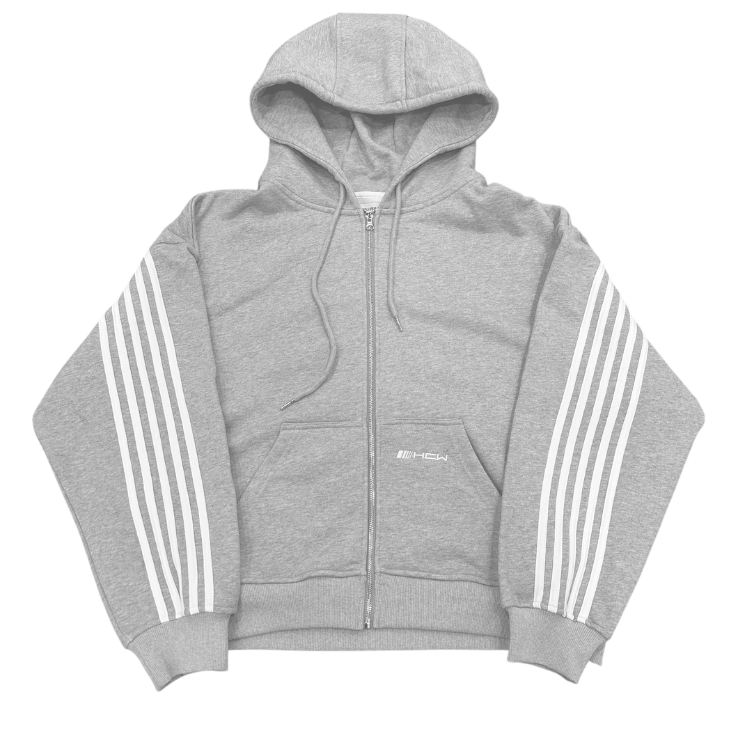 V2 SPIKE HOODIE (GREY/WHITE) heavencanwait.store