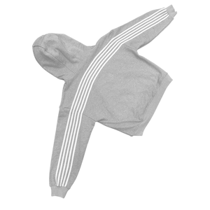 V2 SPIKE HOODIE (GREY/WHITE) heavencanwait.store