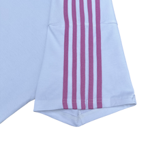 Load image into Gallery viewer, TRACK TEE (WHITE/PINK) heavencanwait.store