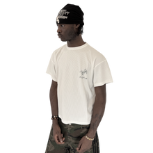 Load image into Gallery viewer, WAFFLE TEE (WHITE) heavencanwait.store
